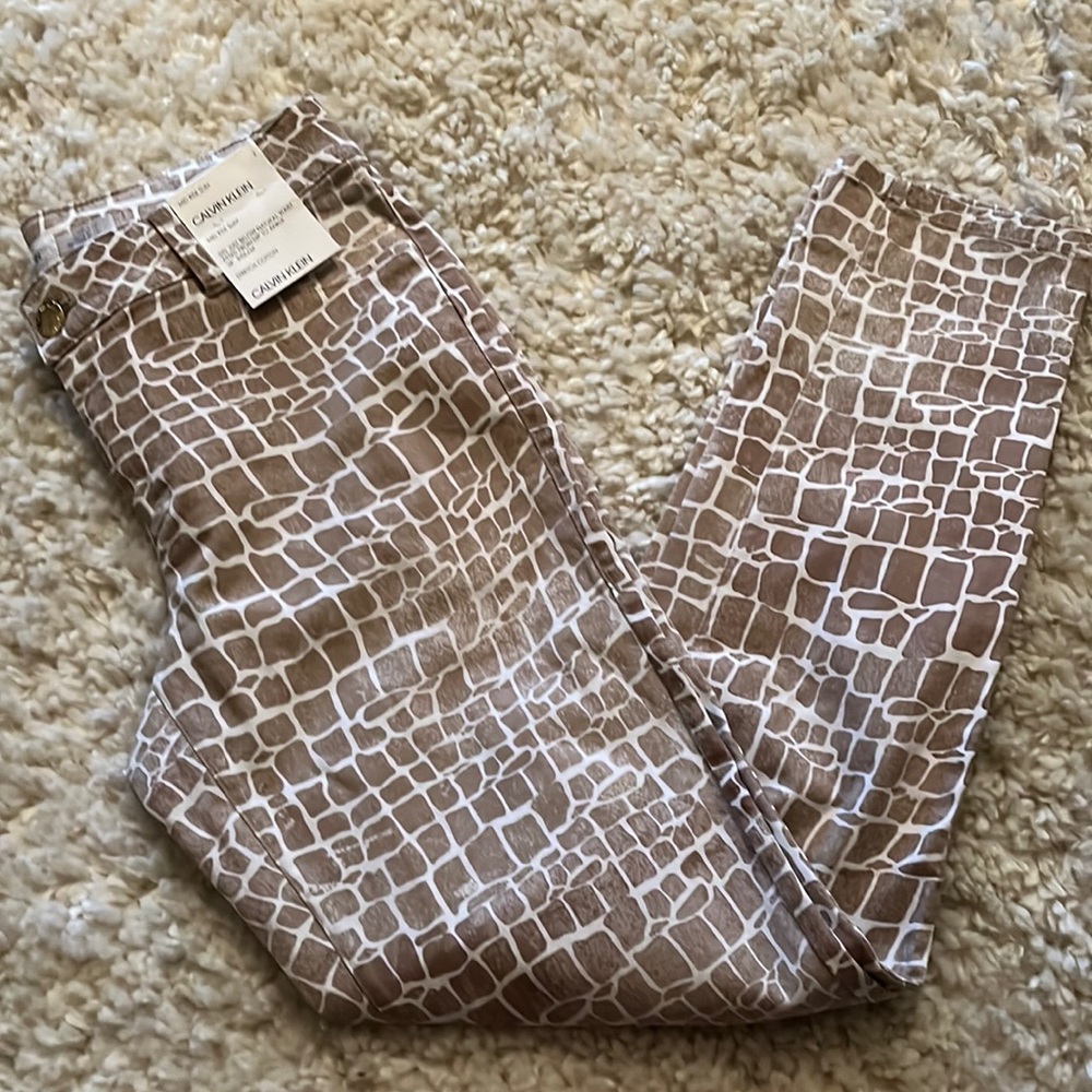 Calvin Klein mid rise slim pants